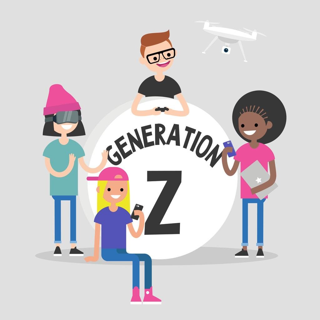 Ilustrasi Gen Z