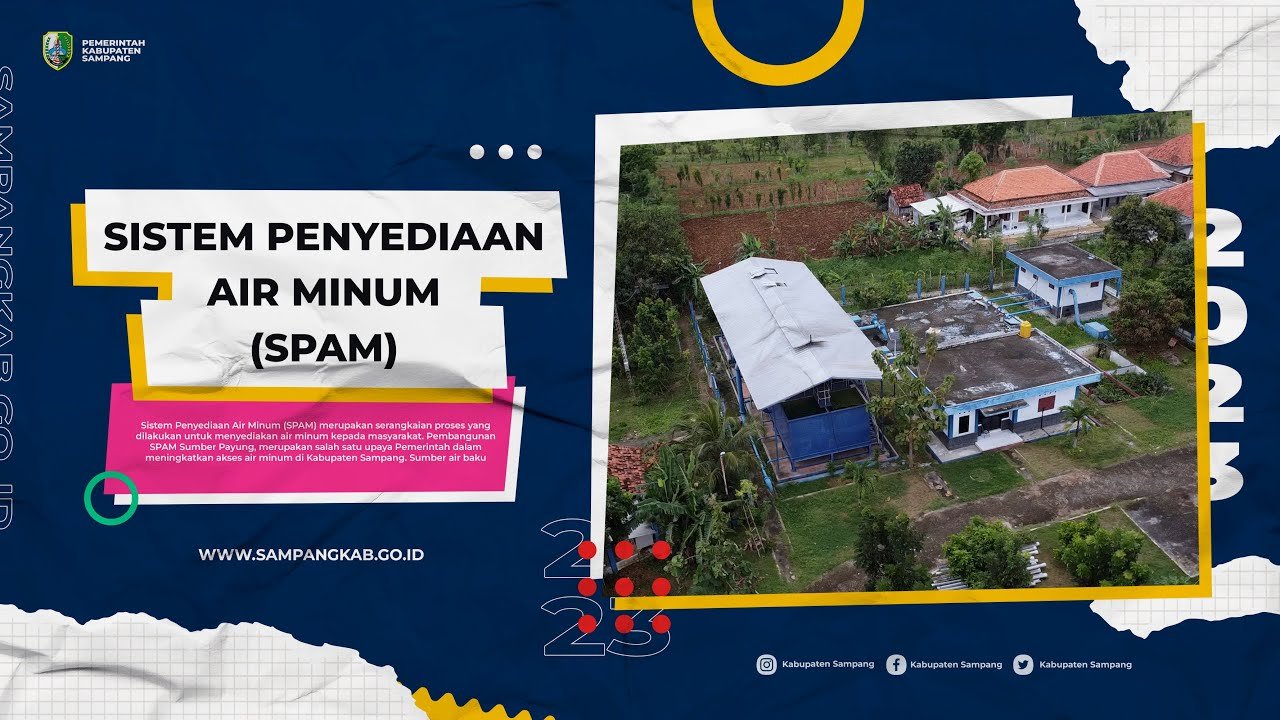 Pj Bupati Sampang Rudi Arifiyanto, S.Sos. MA, MSE melakukan peninjauan Sistem Penyediaan Air Minum (SPAM) Sumber Payung di Desa Ketapang Timur,